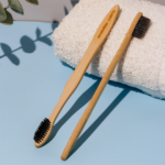Bamboo toothbrush, charcoal dipped, best toothbrush, brand- AyurvedaAmrita