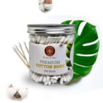 Premium Wooden Cotton Buds For Multipurpose Use 100 Sticks