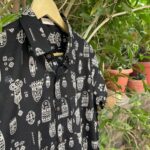 Comfortable Printed Shirt the Naviy Shirt -Half-Sleeve, brand- SETHJI