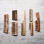 neem wooden comb, brand onearth available on Souls of India