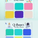 Weekly Planner Acrylic Study Planner, brand-Varnan